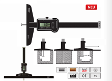 Штангенглубиномеры ШГЦ 200 - 800 с круглой штангой  Vogel