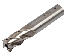 Фрезы концевые ц/х тв.сп. Z4 nACo-blue для закаленной стали ≤65 HRC