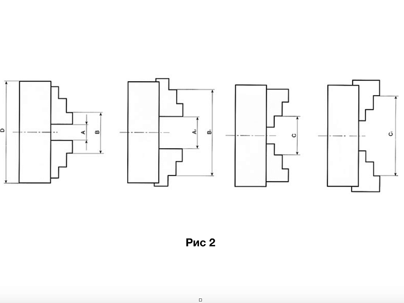Патрон токарный 80 3-х кулачковый M049/80 Fervi