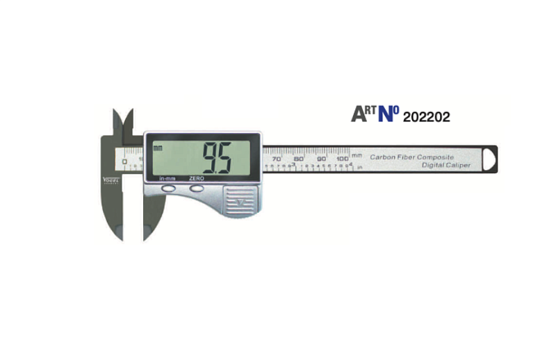 Штангенциркули ШЦЦ 100 и 150 из углепластика  Vogel
