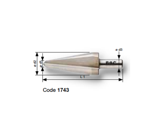 Сверла ∅ 3 - 30,5 HSSE конусные  1743 Bohrcraft