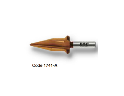 Сверла ∅ 2,5 -11,8 конусные с ограничителем 1740-41 A  Bohrcraft