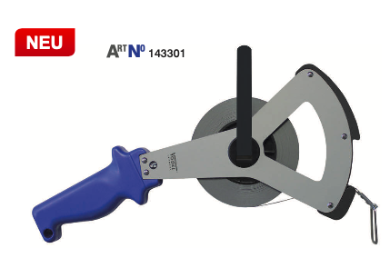 Мерная лента 10 - 50 м в 3-х угловой раме с рукояткой Vogel