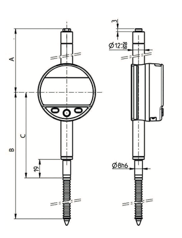 Индикаторы ИЧЦ 12,5 - 50,0 IP 67 с Proximity Vogel