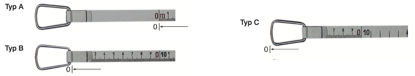 Мерная лента 10 - 50 м в 3-х угловой раме с рукояткой Vogel