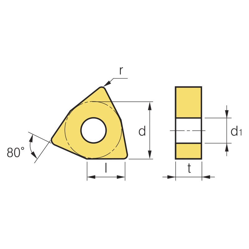 Пластины сменные тип WNMGx 