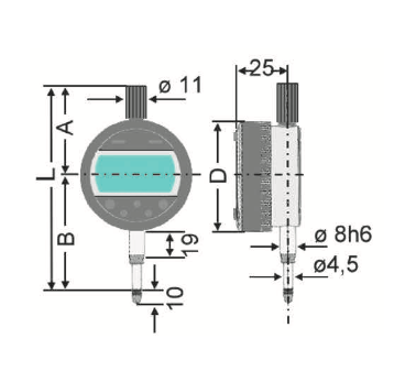 Индикаторы ИЧЦ 12,5 - 50,0  IP 65 Абсолют Vogel