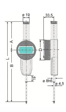 Индикаторы ИЧЦ 12,5 - 50,0  IP 65 Абсолют Vogel