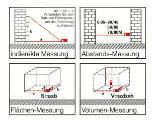 Дальномер 0,5 - 100 м с лазерной точкой и датчиком угла 0-150 гр Vogel